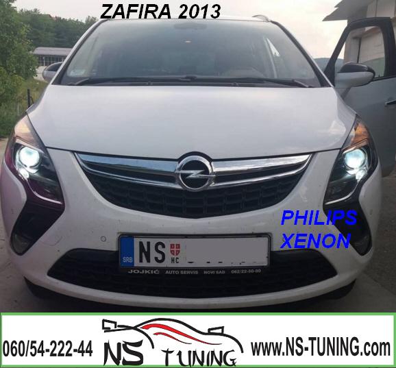 opel zafira c xenon svetla hb4 sijalica philips ugradnja novi sad